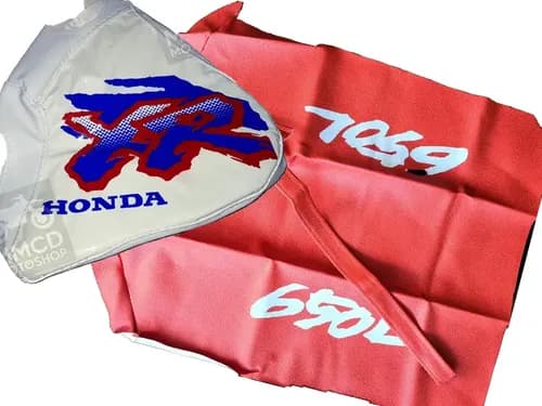 Funda Asiento Funda Tanque Para Honda Xr 650l Xr650l 1993 Naranja Oscuro — foto 1 de 5