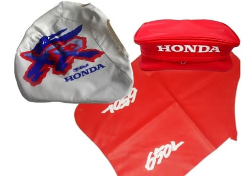 Funda Asiento Y Tanque + Bolso Para Honda Xr 650l Xr650l 93 Naranja — foto 1 de 4