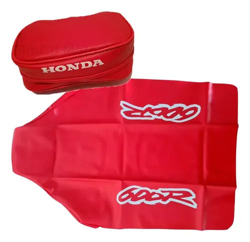 Funda Asiento Tapizado + Bolso Para Honda Xr 600r 1995 Rojo Rojo — foto 1 de 6