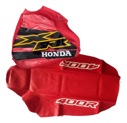 Funda Asiento Y Funda Tanque Para Honda Xr 400r Xr400 2000 Rojo — foto 1 de 4