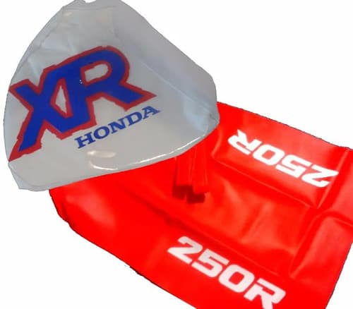 Kit Funda Tanque Y Asiento Honda Xr250 Xr 250 1992 Envios Naranja Oscuro — foto 1 de 2