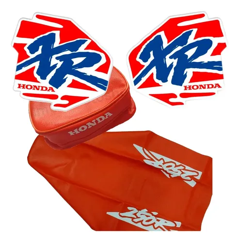 Funda Asiento, Calcos Cartuchera Para Honda Xr250 Xr 250 94 Naranja — foto 1 de 6