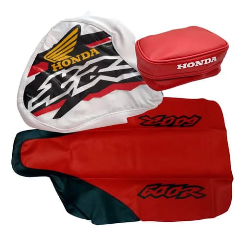Kit Funda Asiento Funda Tanque + Bolso Para Xr600 Xr 600 98 Rojo — foto 1 de 3