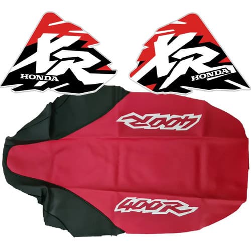 Kit Calcos, Funda Asiento Honda Xr400r Xr400 Xr 400 97 Rojo — foto 1 de 5