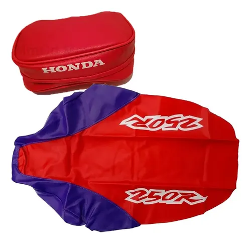 Funda Asiento Tapizado Bolso Rojo Honda Xr250 Xr 250 96 Rojo/violeta — foto 1 de 2