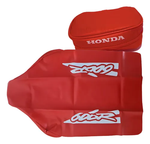 Funda Asiento Tapizado Bolso Cartuchera Xr 600 Xr600 94 1994 Rojo/negro — foto 1 de 6