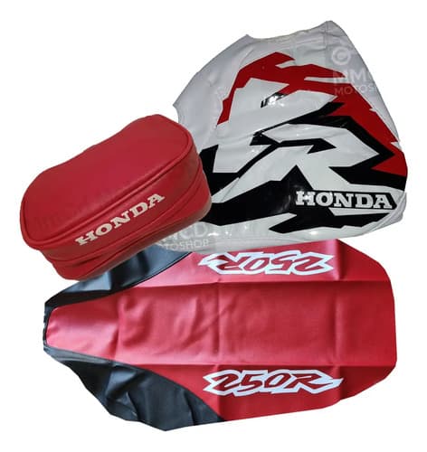 Funda Asiento Y Tanque + Bolso Para Xr250 Xr 250 97 Naranja Oscuro — foto 1 de 5