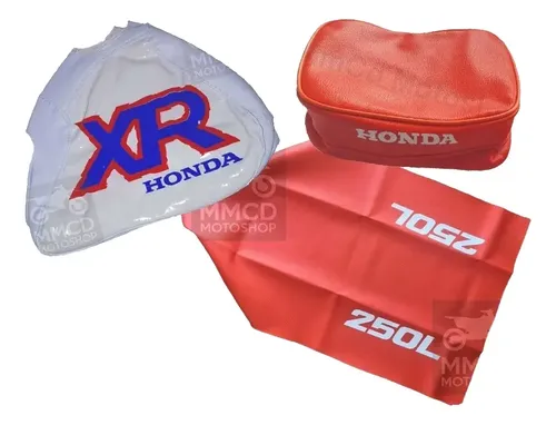 Funda Asiento, Tanque + Bolso Para Honda Xr250l Xr 250l 1992 Naranja — foto 1 de 3
