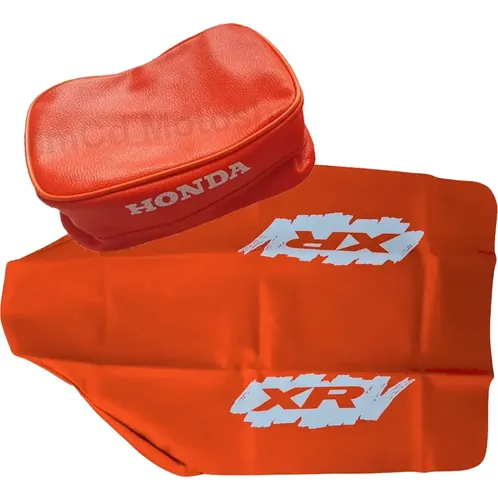 Funda Asiento Tapizado Bolso Cartu Honda Xr600r Xr 600 1990 Naranja Oscuro — foto 1 de 3