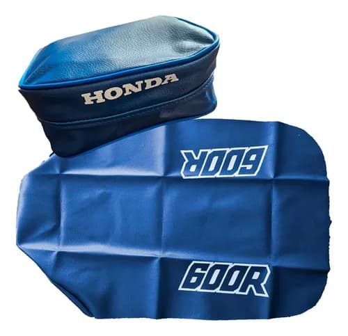 Funda Asiento Tapizado Bolso Cartu Honda Xr 600 Xr600 87 Azu Azul — foto 1 de 2