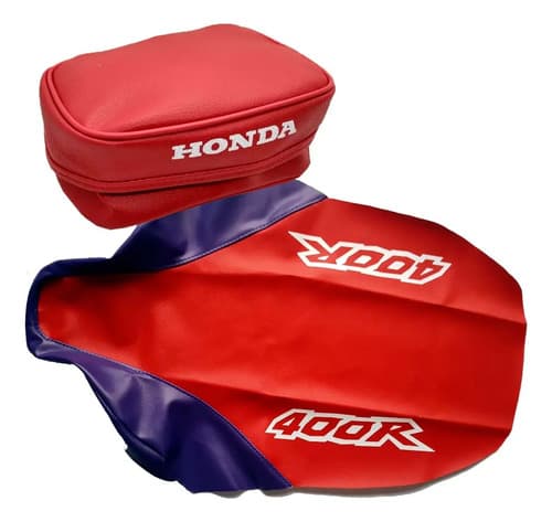Funda Asiento Tapizado + Bolso Honda Xr400r Xr 400 1996 Rojo Rojo — foto 1 de 2