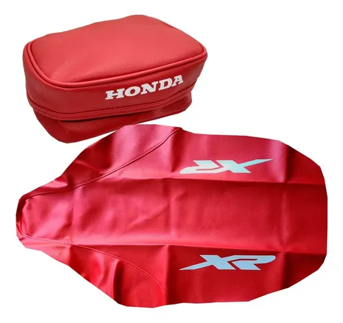 Funda Asiento Tapizado + Bolso Honda Xr400r Xr 400 2001 Rojo Rojo — foto 1 de 6