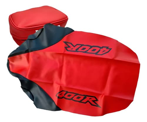 Funda Asiento Tapizado + Bolso Para Xr400r Xr 400 Xr400 1999 Rojo — foto 1 de 4