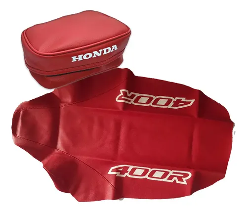 Funda Asiento Tapizado + Bolso Honda Xr400r Xr 400 Rojo 2000 Rojo — foto 1 de 4