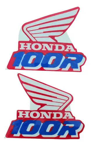 Gráficas Tanque Honda Xr100 1990 - Emblema Vintage Adhesivo — foto 1 de 6