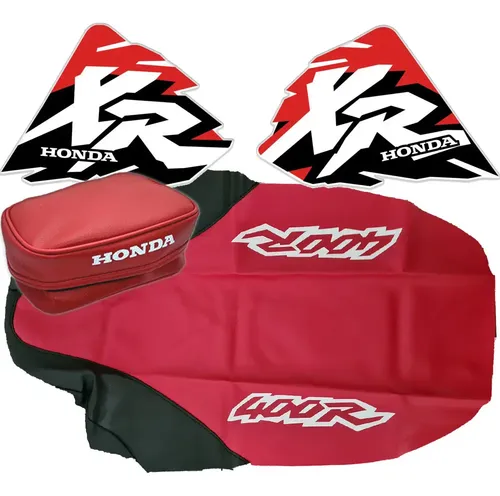 Calcos Funda Asiento Bolso Cartuchera Honda Xr 400 Xr400 97 Rojo — foto 1 de 6