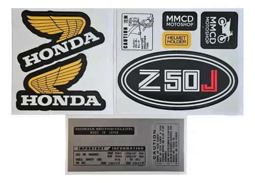 Graficas Calcos Stickers Honda Z50 Z50j Z 50 Monkey 1980 82 — foto 1 de 6