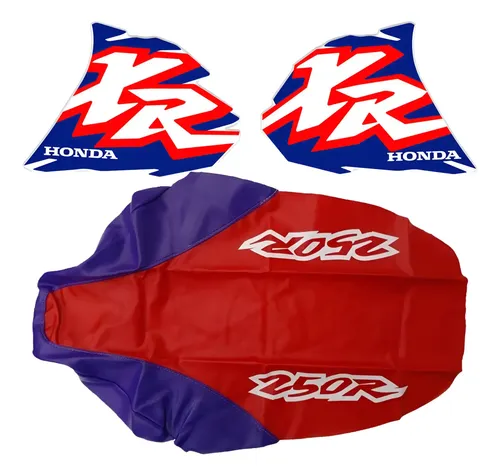 Gráficas Y Funda Asiento Tapizado P Honda Xr 250 Xr250r 1996 Violeta Oscuro — foto 1 de 5