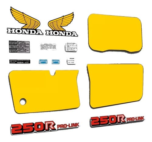 Gráficas P/ Honda Xr250r Xr 250 1984 Estilo Original Vintage — foto 1 de 6