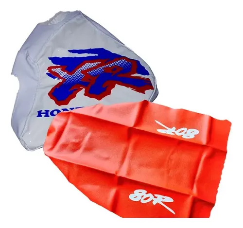 Kit Funda Asiento + Funda Tanque Honda Xr80 Xr 80 Xr80r 1993 Naranja Oscuro — foto 1 de 4