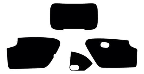Calcos Graficas Cachas Y Porta Farol Para Xr250 Xr250 Negro