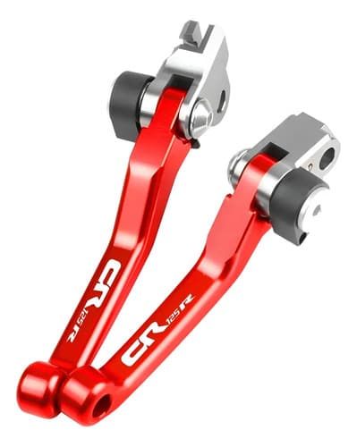 Manijas Palancas Freno Y Embrague P/ Honda Cr125r Cr 125 Rojo — foto 1 de 6