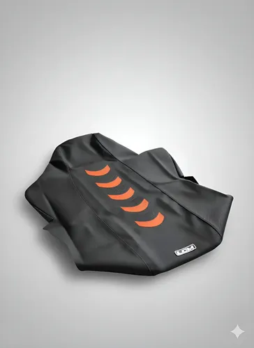 Funda Asiento Lcm Yamaha Banshee 350 Lcm Negra Gajos Naranja Negro — foto 1 de 6