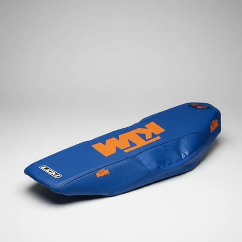 Funda Asiento Grip Para Ktm Sx / Exc 2017 18 Azul Naranja Azul — foto 1 de 6