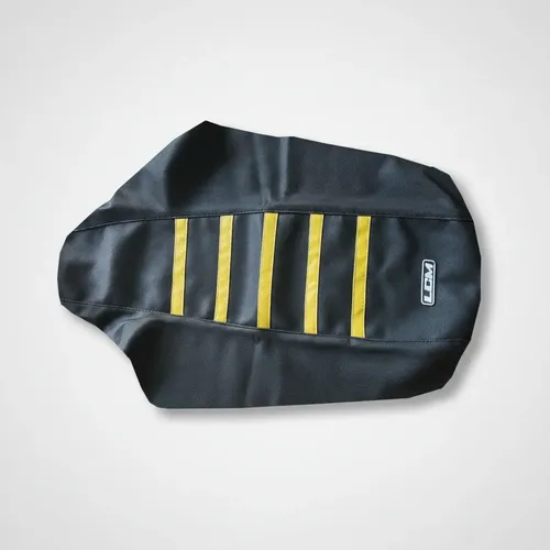 Funda Asiento Grip Para Suzuki Dr350 Dr 350 Negro Y Amarillo Negro — foto 1 de 6
