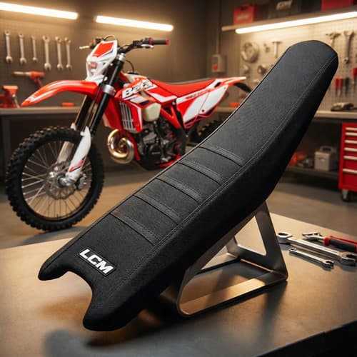 Funda Asiento Grip P/ Beta 350 450 300rr 04 Al 21 Negro Lcm Negro — foto 1 de 4