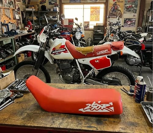 Funda Asiento Tapizado Para Xr250 Xr 250 1994 Naranja — foto 1 de 6