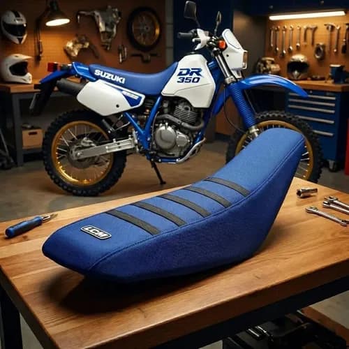 Funda Asiento Tapizado Para Dr350 Dr 350 Azul — foto 1 de 6