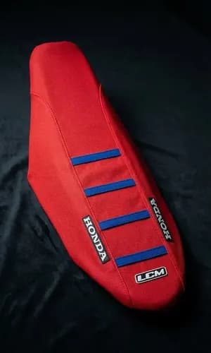 Funda Asiento Lcm P/ Honda Crf250 Crf 250 22-26 Rojo Azul Rojo — foto 1 de 6