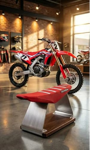 Funda Asiento Lcm Honda Crf250r Crf250rx 22 2026 Rojo Blanco Rojo — foto 1 de 6